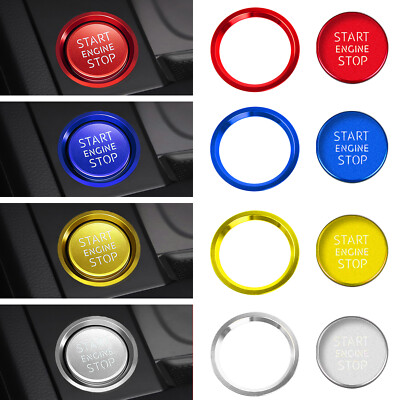 Aluminum Engine Start Stop Switch Push Button Cover Trim For Audi A4 A5 S4 09-up