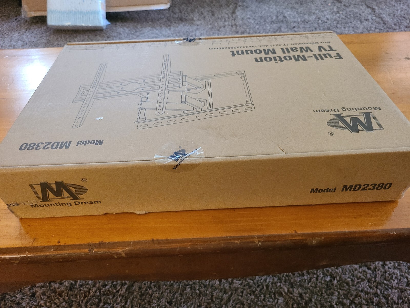 Mounting Dream MD2380 TV Wall Mount Bracket, Full Motion Dual