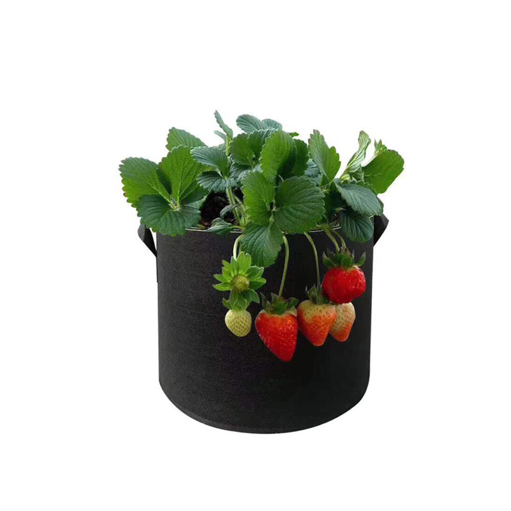 Black Fabric Root Pots Smart Plant Grow Pot Bags 3.8L 8L 12L 16L 23L