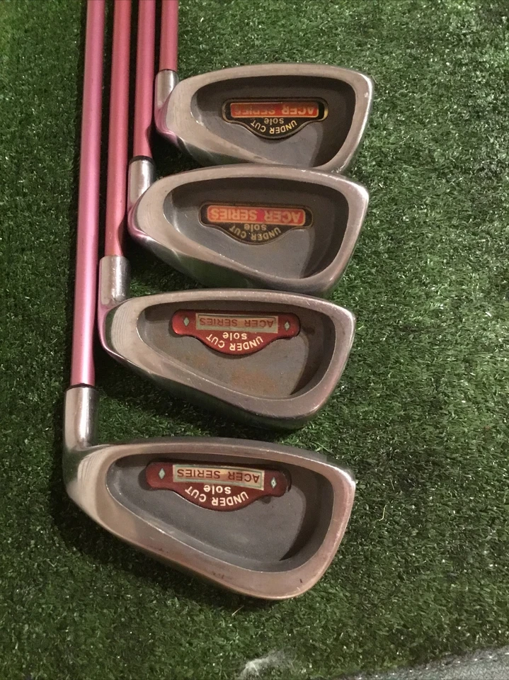 Acer Series Ladies Under Cut Sole Irons Set 9-PW-SW-LW Graphite Shafts - Image 2 of 4