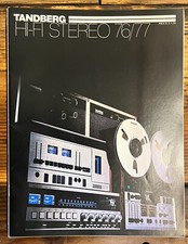 Tandberg HiFi Catalog 1976 TR2075 10XD 3500X 27pg Brochure  Original 