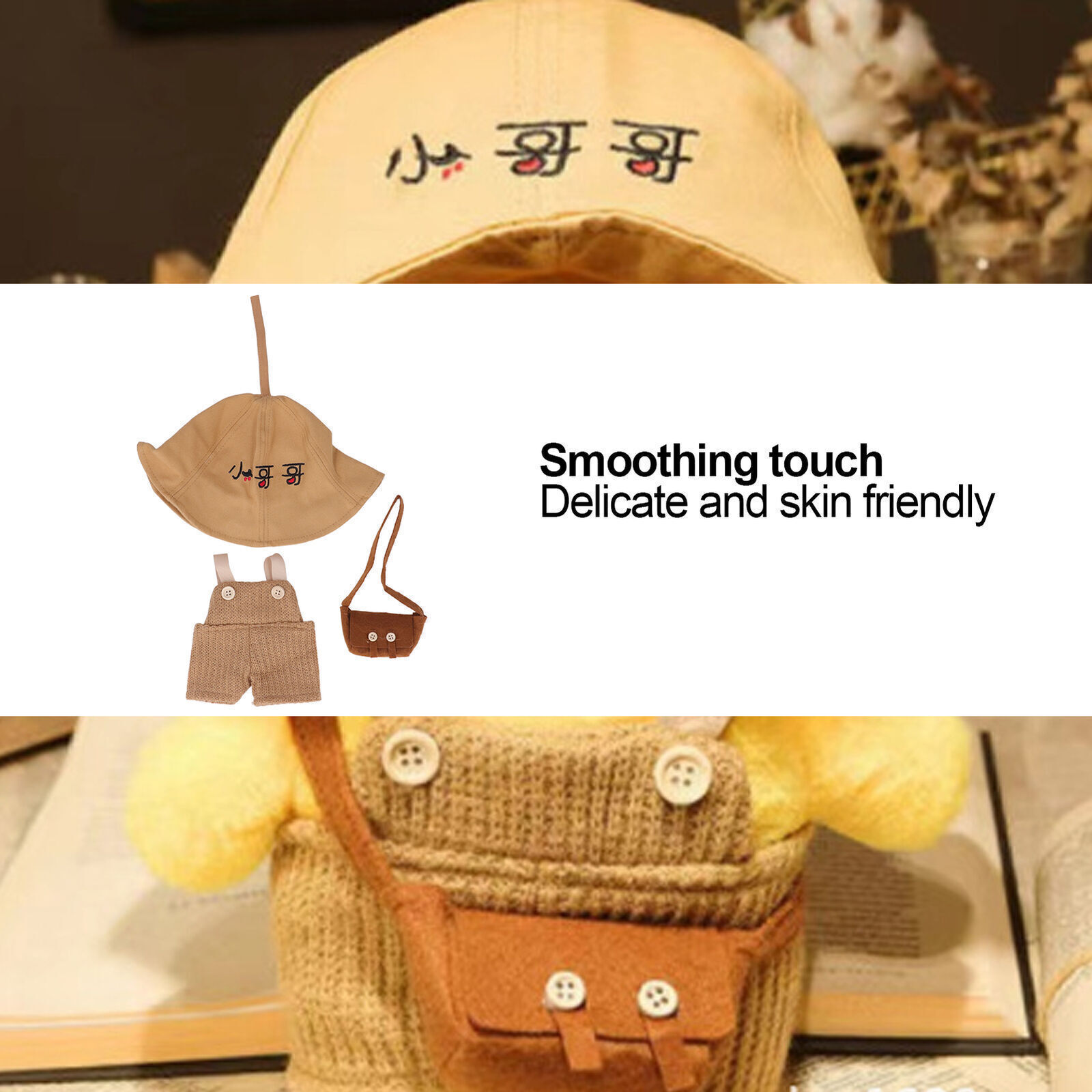 Duck Plush Toy Clothes Washable Odorless Skin Friendly Cute Yellow Duck Stuffed