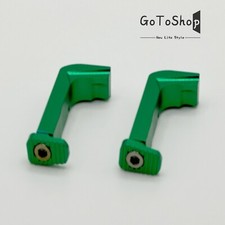 2 PK Extended Mag Release for for Glock GEN 3 , 17, 19, 26, 34, Aluminum Green