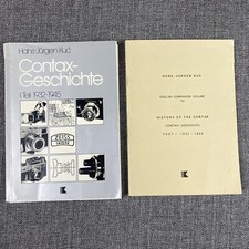 Vintage History of the Contax Part I - 1932-1945 by Hans Jurgen Kuc 1981