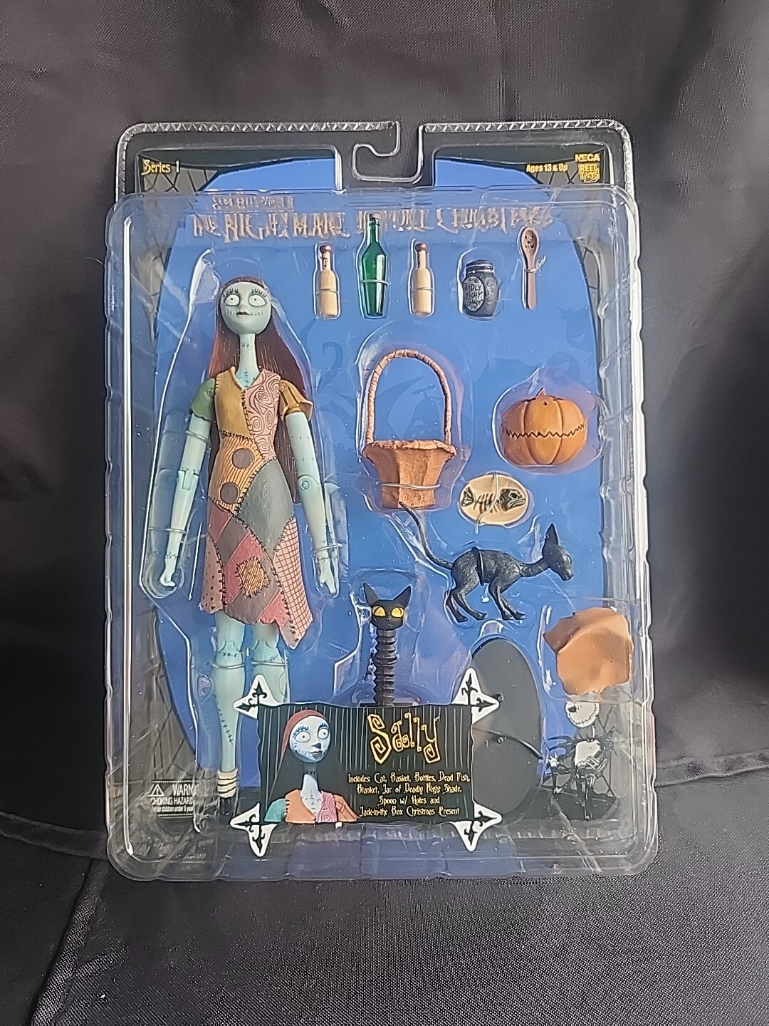 NECA Nightmare Before Christmas Sally Figure Series 1 Reel Toys MISB VTG MIP NIP