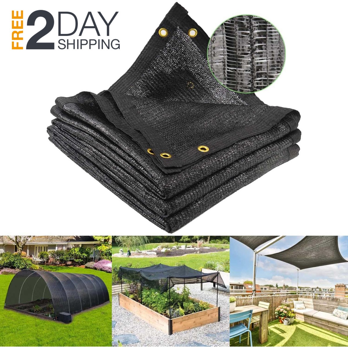 Sunblock Filet D'ombrage En Maille Résistant Aux UV 70 % Pour Terrasse