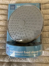 Easy Home Bathroom Chrome Wall Mounted 7.5" Diameter Rain Shower Head NEW