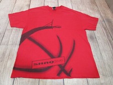 VTG Shaq 34 Shaquille O'Neal Red Graphic Basketball Hoop T-Shirt Men's size XL