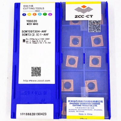 きみ品 10pcs SCMT09T304-AHF YB9320 SCMT32.51 ZCC.CT CNC blade Carbide