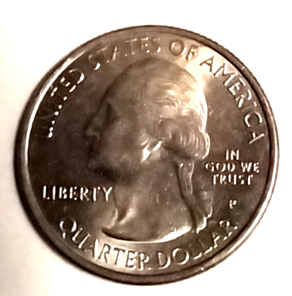 2013 D Washington quarter ATB South Dakota, Mount Rushmore circulated