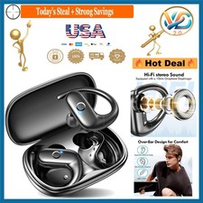 Wireless Earbuds Bluetooth Headphones Sport Over Ear Deep Bass 60H Playtime B...