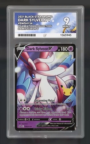 Pokémon TCG Celebrations Dark Sylveon v SWSH134 Black Star Promo ACE 9