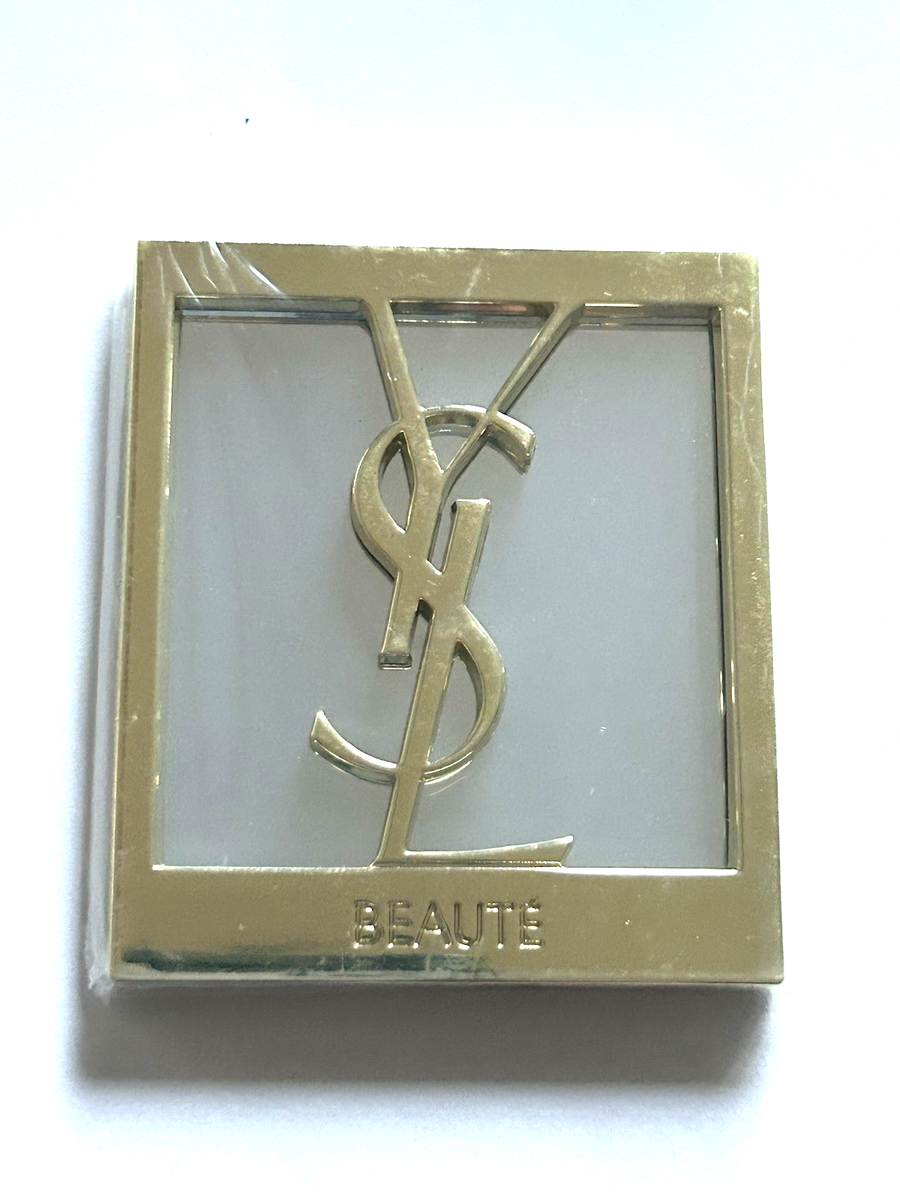 Yves Saint Laurent YSL Logo Beauty Makeup Mirror in Box | eBay