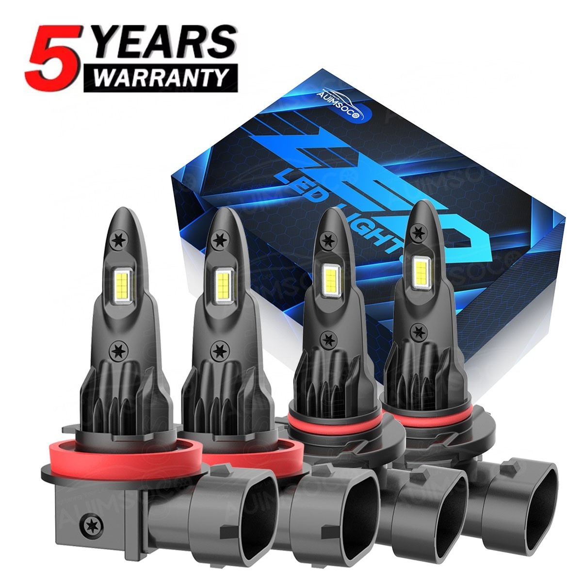 For Toyata Corolla 2017 2018 LED Headlight High Low Beam White Bulb Super Bright