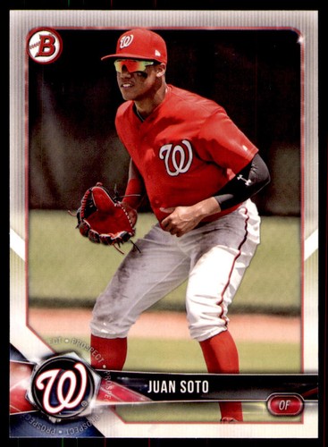 Juan Soto #BP52 2018 Bowman Paper Prospects card