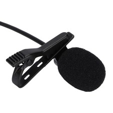 Mini Lapel Microphone Portable Clipon Wired Lapel Microphone For Voice Reco JZCK