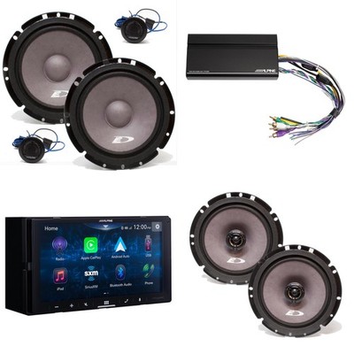 Alpine iLX-W670-S Digital Multimedia Receiver w/ A Pair Alpine SXE-1751S 6.5''...
