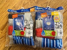 Hanes Boys Briefs Tagless Softer Than Ever 8 Pair Total 4 Med  4 Large