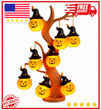 Halloween Pumpkin Lantern 1.5M 10 LED String Lights Party Home Garden Decor