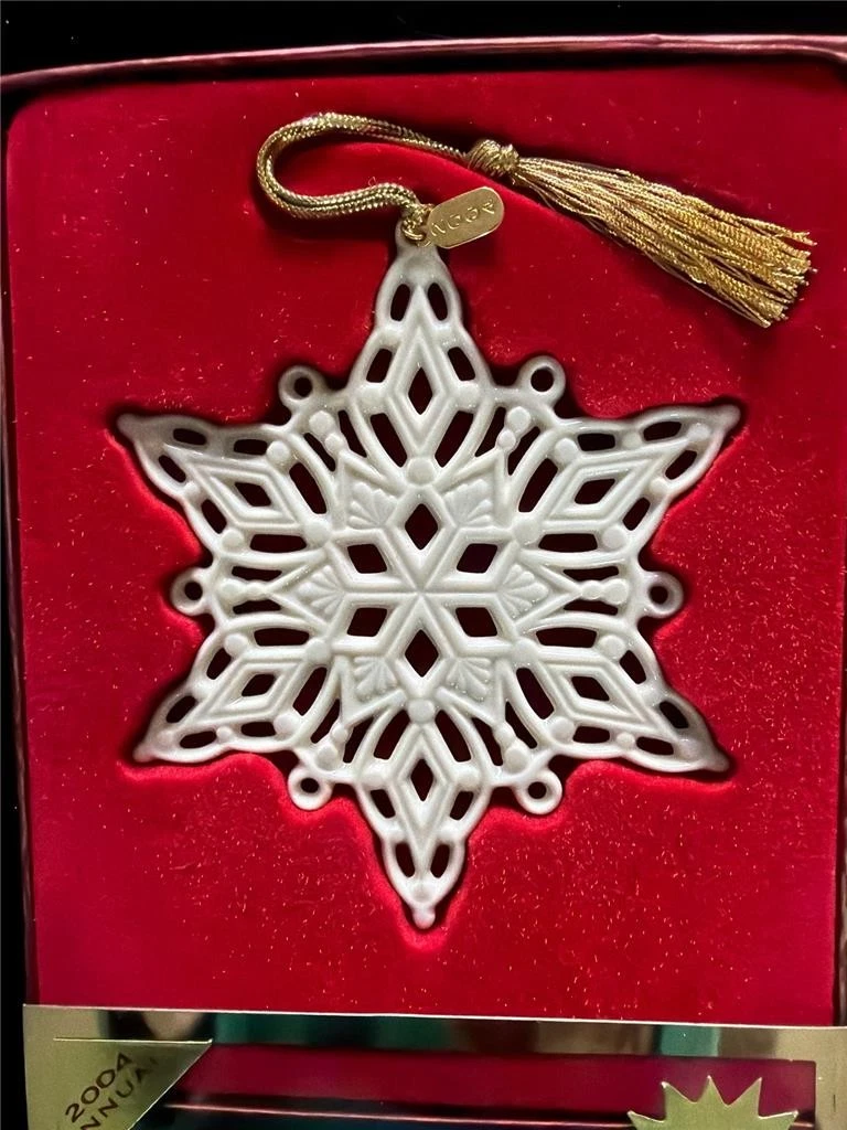 Lenox Snowflake Ornament for sale | eBay