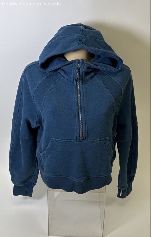Lululemon Women's Blue Workout Hoodie - Size XS