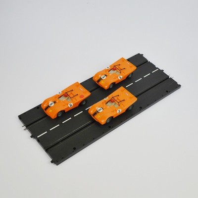 3 X Ferrari 312 P (Orange) - Carrera Universal 132 - Race Car - Lot