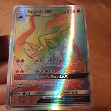 Salazzle GX 151/147 Burning Shadows Secret Rare Full Art Holo English 2017
