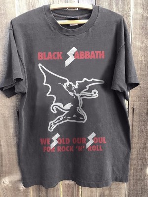 BLACK SABBATH - We Sold Our Soul To Rock n Roll Charcoal T-shirt Size S-5XL
