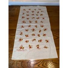 Vintage Walt Disney Productions Mickey Mouse Cotton Hand Small Scarf Retro