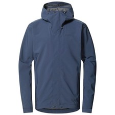 Haglofs Mens Breeze Proof Waterproof Jacket - Tarn Blue