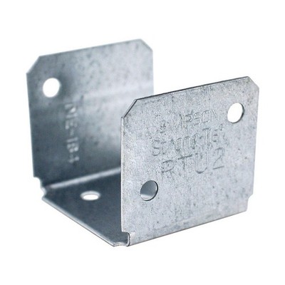 Simpson Strong-Tie RTU2 Galvanized Steel Rigid Tie Connectors 1.375 Hx1.5 W in.