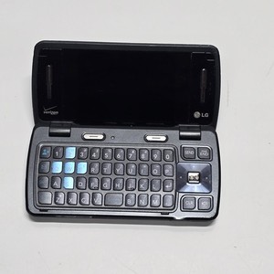 Vintage LG enV3 VX9200 Blue Verizon QWERTY Flip Cell Phone Pre Owned Retro