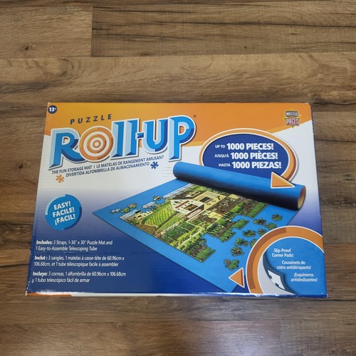 MasterPieces Puzzle Roll-Up Blue Storage Mat Up To 1000 Piece Jigsaw Puzzles