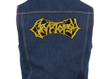 Cryptopsy embroidered BACK patch. Sew On patch. Deathcore.