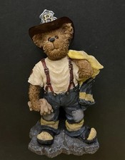 Boyds Bears,"Russ Q. McBearsley" Unsung Hero Fireman Figurine.