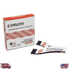 Ehros Dental Articulating Paper Horseshoe 80 Micron 72 Sheets Occlusal Bite Test