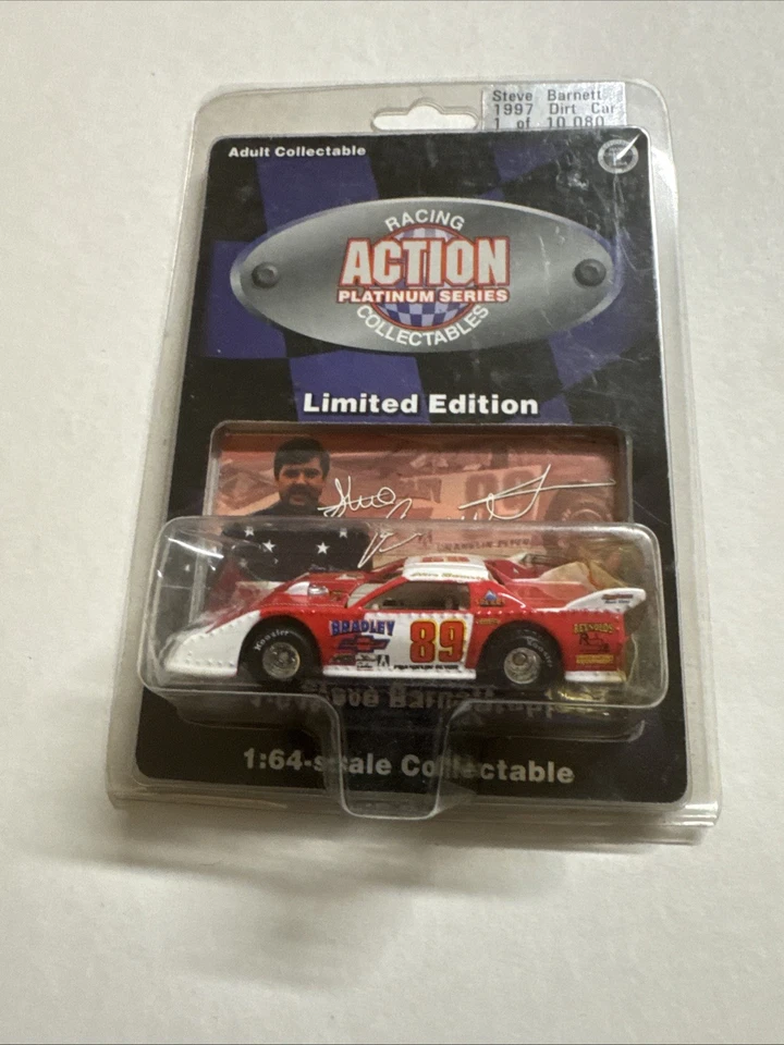 Action Platinum #89 Steve Barnett Bradley 1/64 1997 Dirt Car Nu Como Nuevo en Caja C9 Foto 2 de 4