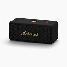 Marshall Emberton II Portable Bluetooth Speaker, Black  Brass