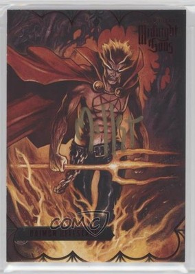 2023 Fleer Ultra Midnight Sons Red Daimon Hellstrom by Paskal Millet Auto 09q5