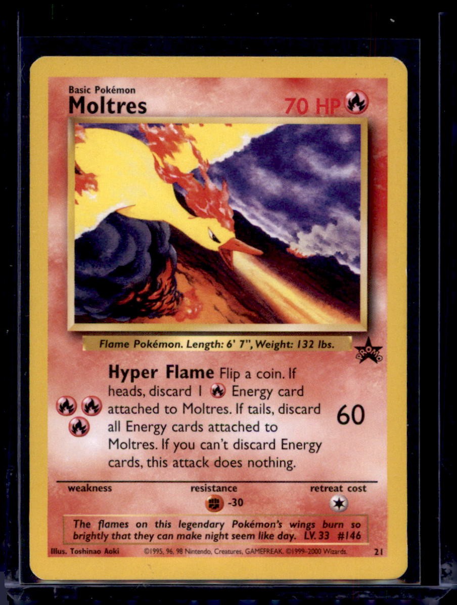 Moltres 21 Promo Wizards Black Star Promos Pokemon Near Mint