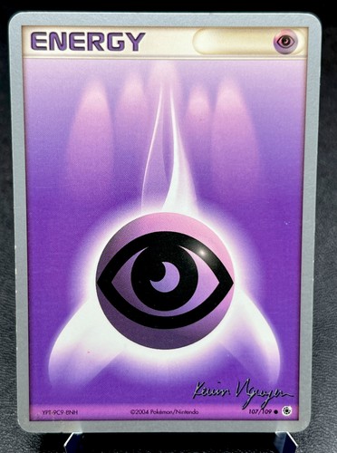 Psychic Energy 107/109 LP 2004 Pokémon World Champion Kevin Nguyen Deck Promo!