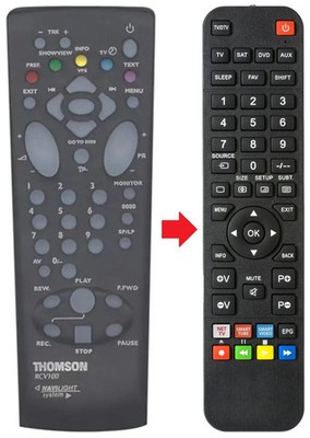 Fernbedienung geeignet für THOMSON RCV100S