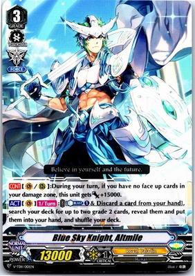 #ad BLUE SKY KNIGHT ALTMILE V TD11 001EN TRIAL DECK CARDFIGHT VANGUARD HP $1.99