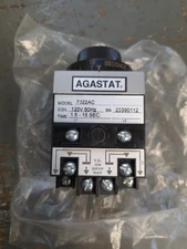 Agastat 7022AC Timer Relay 120V 60Hz 15-15 Sec