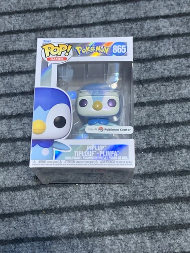 Funko Pop! Games Pearlescent Piplup Pokemon Center Exclusive # 865 Vinyl Figure