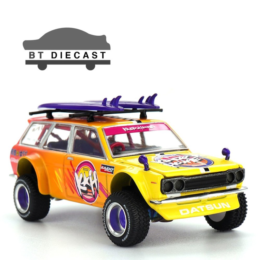 MINI GT 街道ハウス　ダットサンKAIDO510　ワゴン 4X4 MINI GT KAIDO HOUSE DATSUN 510 WAGON 4x4 KAIDO ISLANDS V1 1/64
