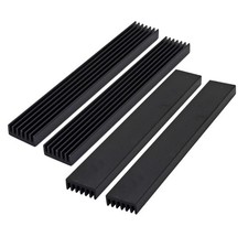 4 PCS 100mm x 14mm x 6mm Strip Aluminum Heatsink Cooling Radiator IC Chip