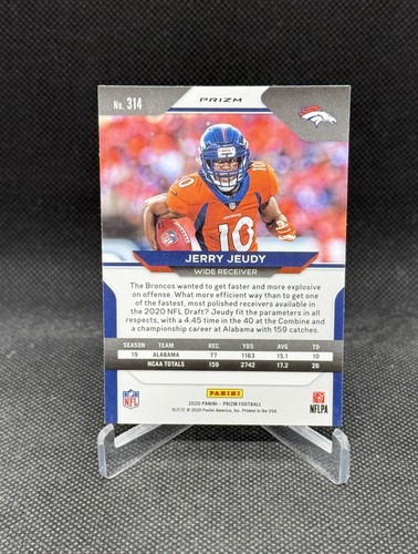 2020 Panini Prizm Jerry Jeudy RC Silver Prizm #314 Browns Rookie Card🔥 - Picture 2 of 2