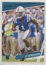2020 Panini Prestige Rookies Xtra Points Green CJ Henderson #222 7l6