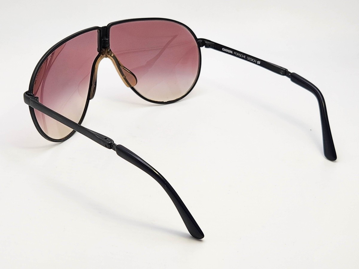 Authentic Porsche Design 5622 Folding Sunglasses Black Frame